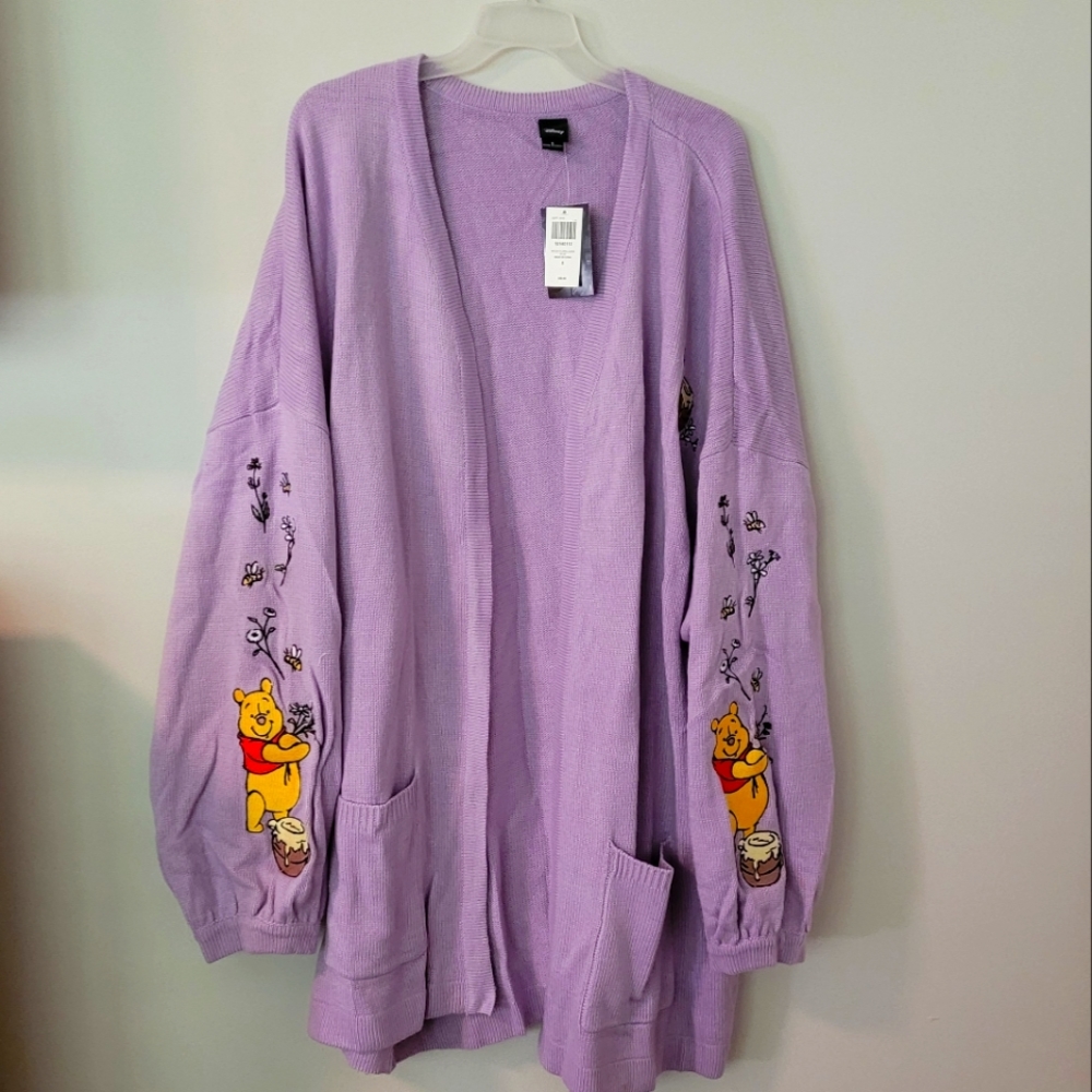 NWT Plus Size Disney Winnie the Pooh Cardigan